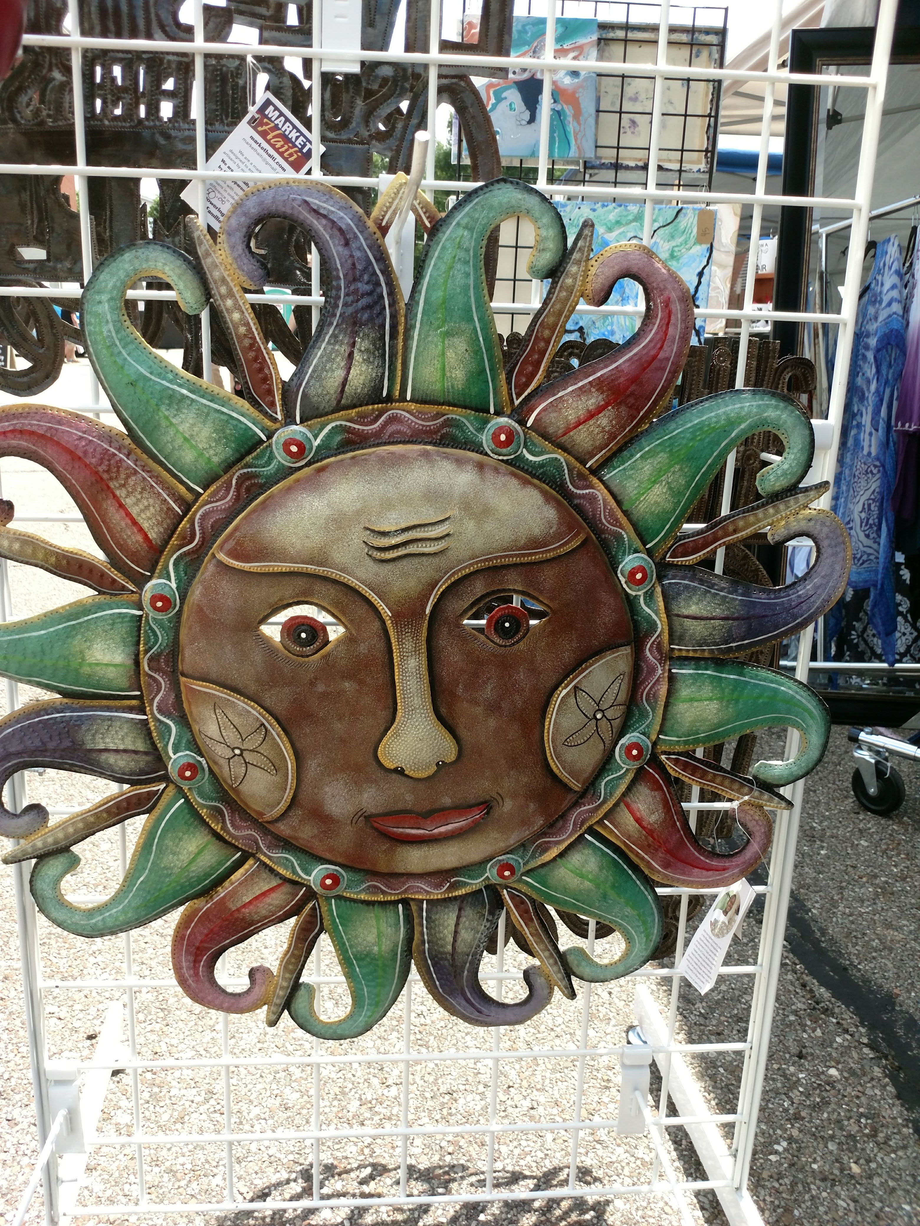 Mr. Sun Metal Wall Decoration