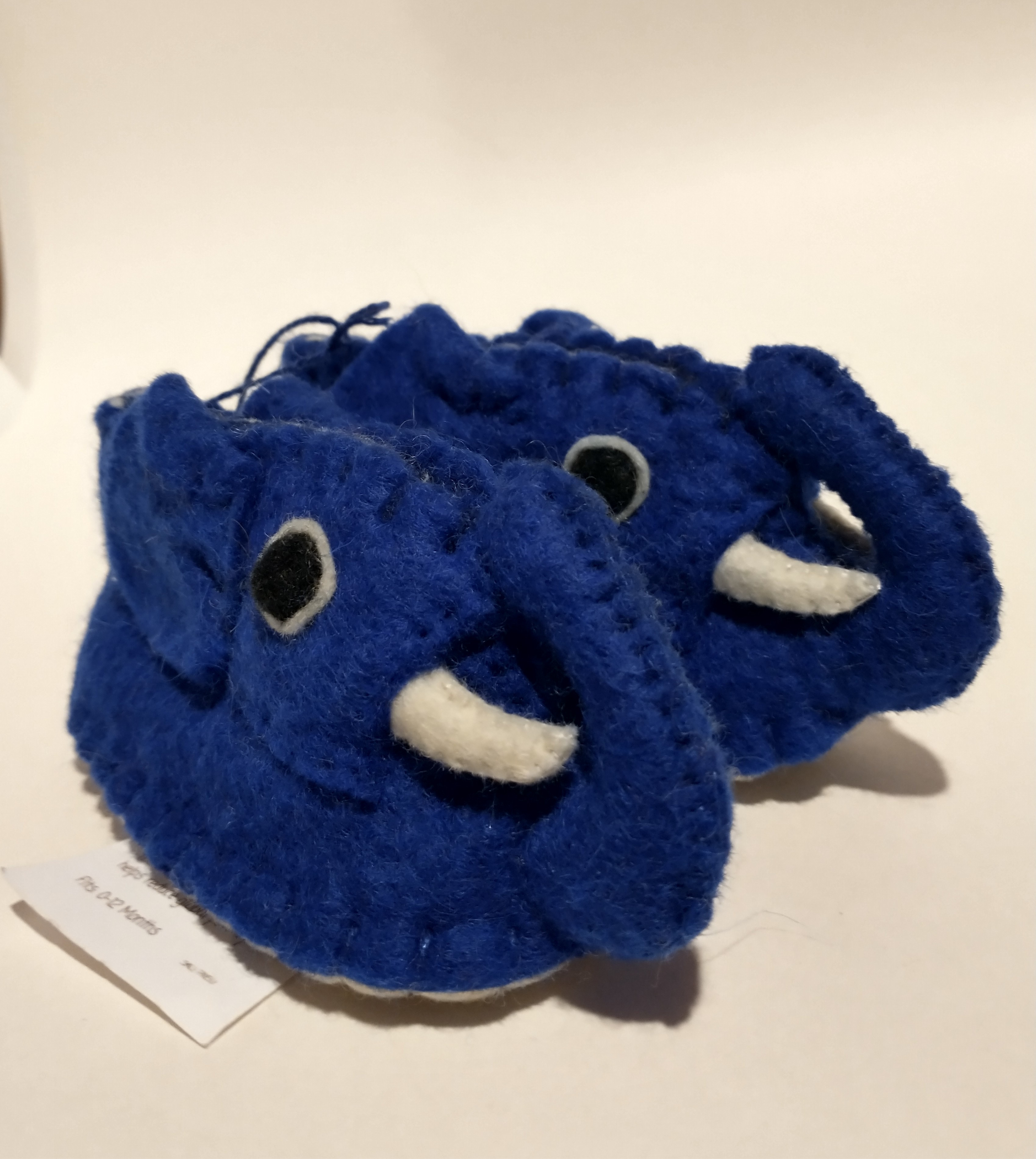 Blue Elephant Slippers